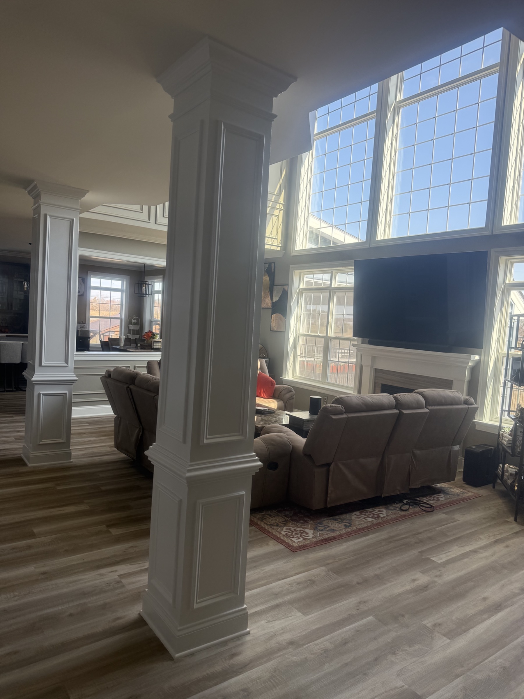 Drywall pillar trim project preview