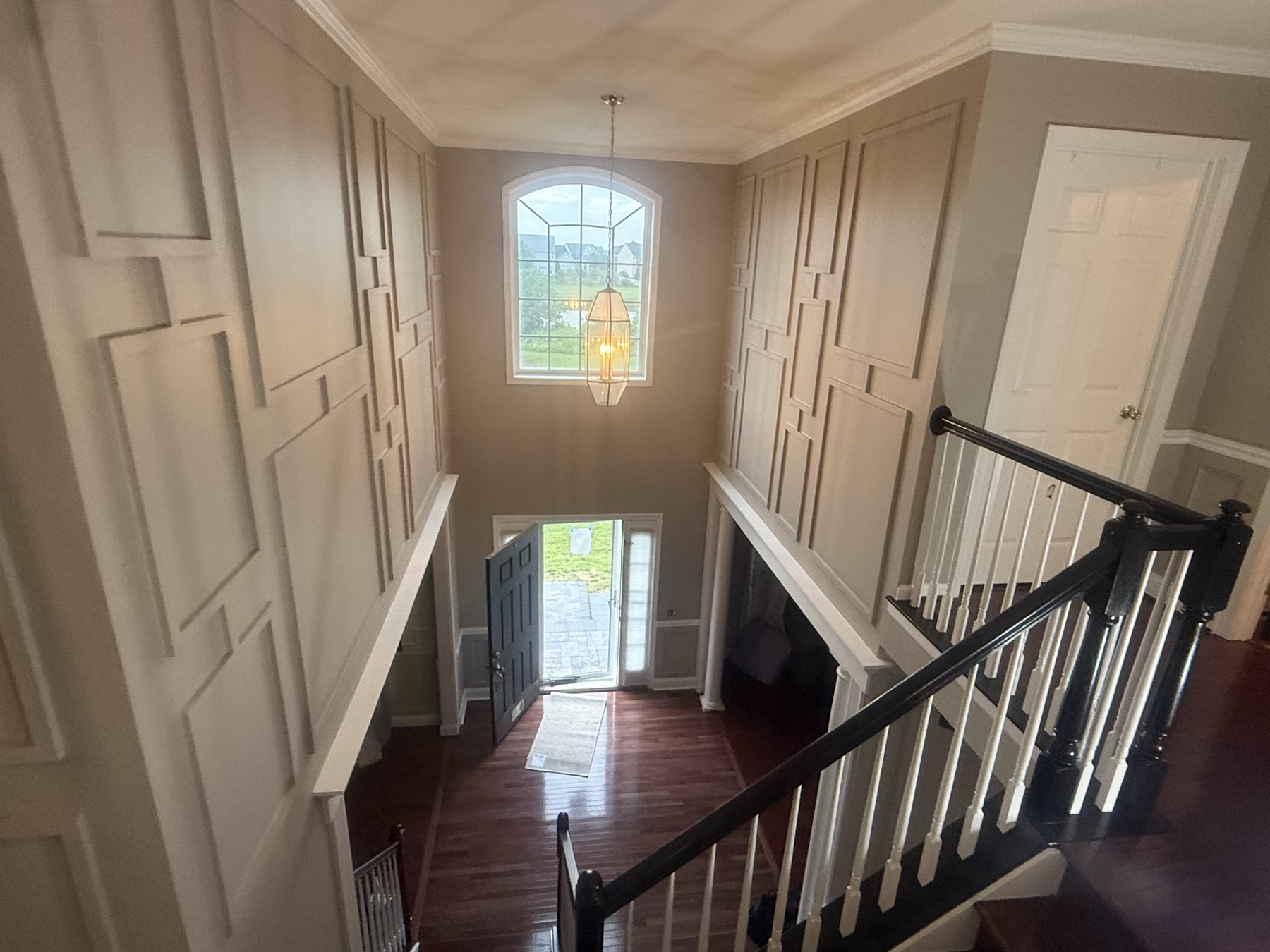 Two-story feature wall project preview